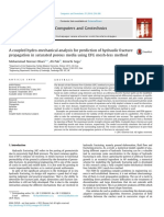 A Coupled Hydromechanical Analysis For Prediction of Hydraulic Fracture Propagation in Satured Porous Media Using EFG Mesh-Less Method