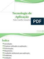 Técnicas de Aplicação de Agrotóxicos