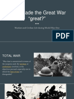  what made the great war great  