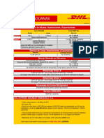 Dhl Express Import Export Tariff Guide Ve Es