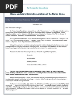 Download Nadler to Democratic Colleauges Re Nunes Memo 2318 by DanB SN370686395 doc pdf