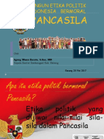 Membangun Etika Politik Di Indonesia Bermoral Pancasila1