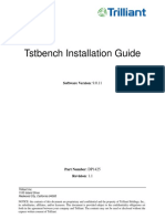 TstBench-v9.0.11 Installation Guide PDF