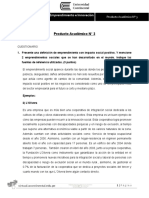 Enunciado Producto Académico 03 Iniciativa Empresarial