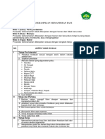 Checklist Keterampilan Memandikan Bayi