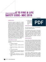 REVISIONS TO FIRE & LIFE SAFETY CODE IN NBC 2016