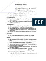 Molecular Biology Review: Ccttatagctcatagcatgccttacacgggggtaattacagac Cgaagttagagagtg