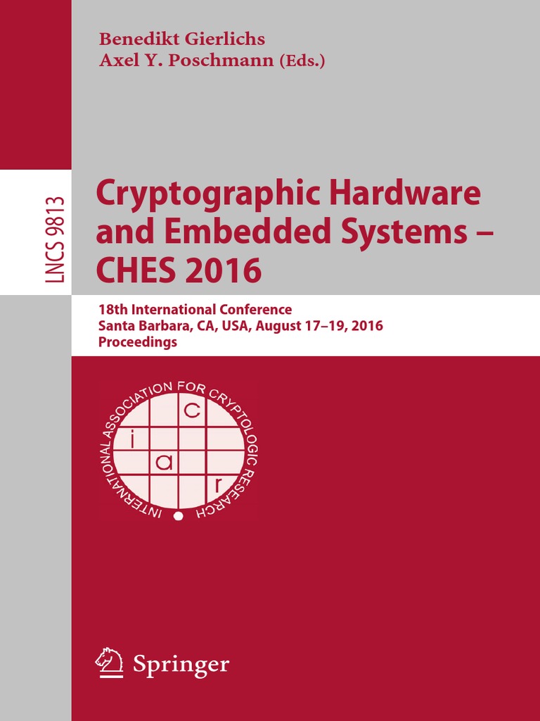Cryptographic Hardware and Embedded Systems CHES 2016 | PDF | Probability  Density Function | Multiplication