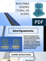 Criterios para Diseño Estructural de Acero