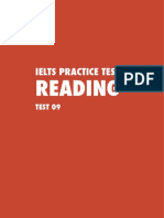 IELTS Practice Test 09 Reading GT