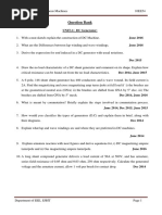 Eee-V-dcmachines and Synchronous Machines (10ee54) - Question Paper