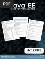 Java EE Notes For Professionals