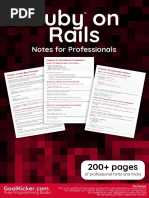 Ruby On Rails Notes For Professionals