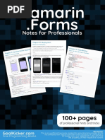 Xamarin - Forms Notes For Professionals