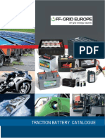 Off Grid Europe Traction Batteries Catalogue