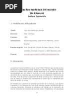 Enrique Oromendía - Trabajo Personal - Tous Les Matins Du Monde