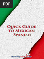 Quick Guide To Mexican Spanish Preview 10212013