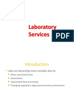 Lab Services Planning