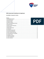 Skills Assessment Guidelines For Applicants PDF