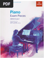 ABRSM Piano GR 1 - 82015-16 | PDF