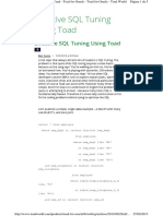 Effective SQL Tuning Using Toad