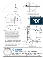 External Drop Manhole Design