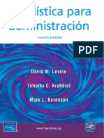 Estadística para Administración, 4ta Edición - David M.