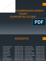 Supported Stope