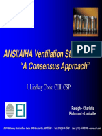 ANSI/AIHA Ventilation Standards - " A Consensus Approach