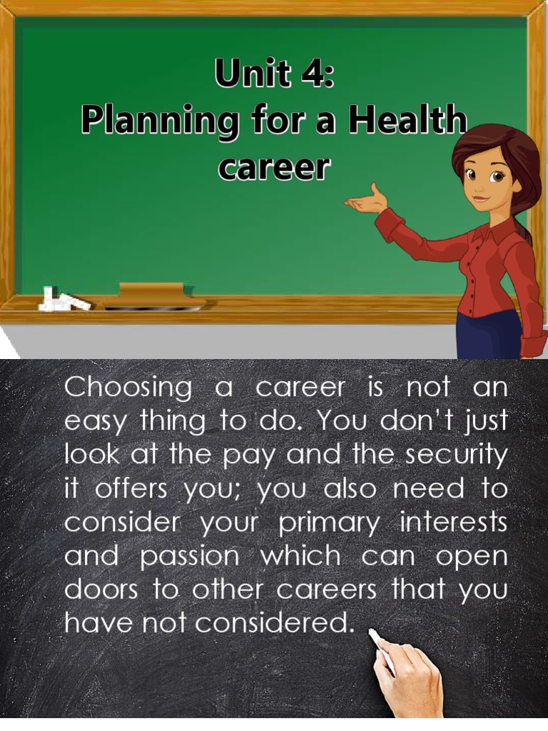 Unit4 Planning For A Health Career | PDF | Oral Hygiene | Dentistry