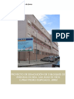 Proyecto Demolicion Bloque de Viviendas PDF