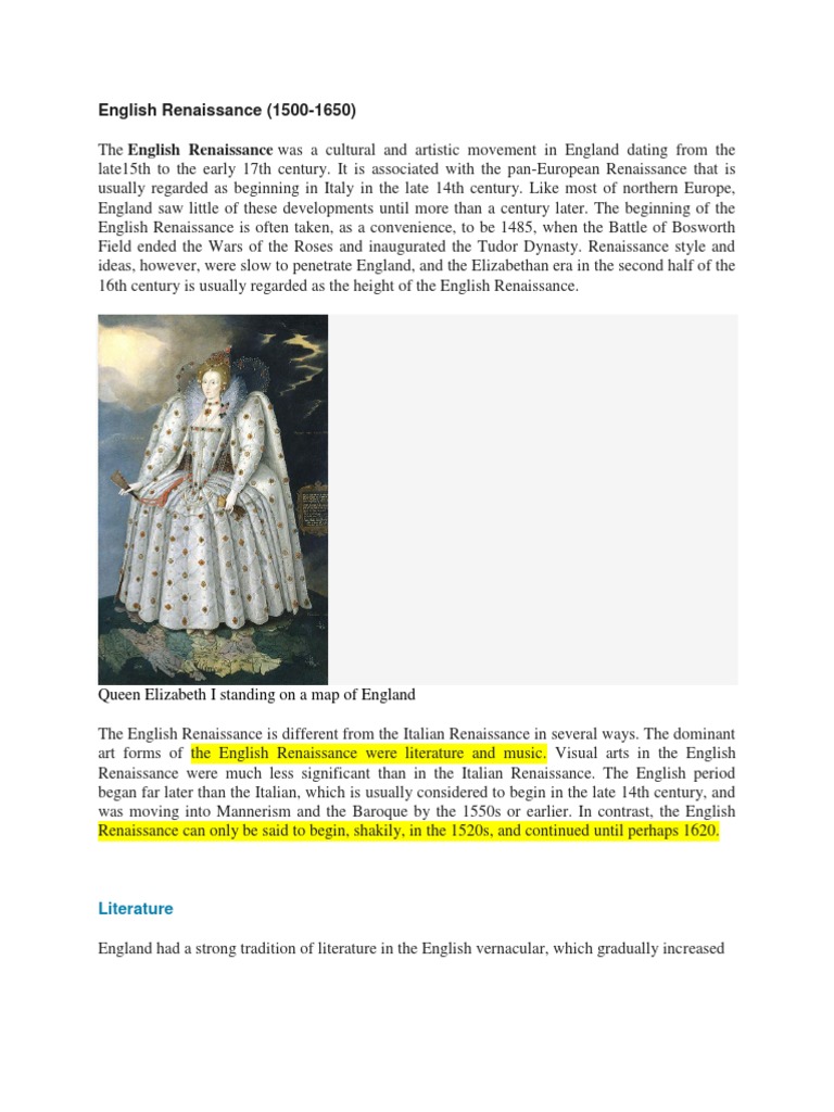 English Renaissance | PDF | English Renaissance | Poetry