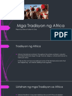 Mga Tradisyon NG Africa