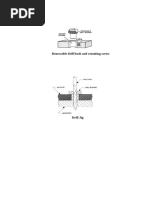 Renewable Drill Bush and Retaining Screw