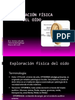 Exploración Física Del Oído