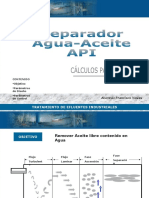 Calculo Diseno Separador Agua Aceite API PDF
