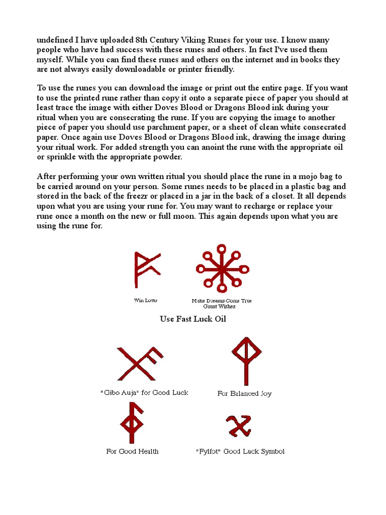 8th Century Viking Runes Download Guide | PDF