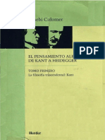 Colomer, Eusebi - El pensamiento alemán de Kant a Heidegger.pdf
