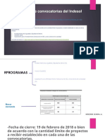 Primer Bloque de Convocatorias Del Indesol 2018 