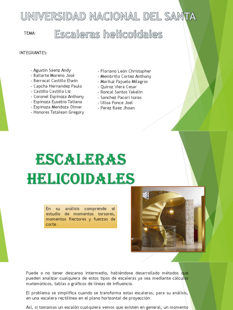 Escaleras Helicoidales