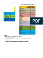 Jadwal Final Ujian Meja Sipil 2018