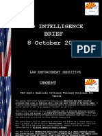 Tlo Intelligence Brief 8 October 2008: Law Enforcement Sensitive