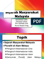 3 Sejarah Masyarakat Malaysia