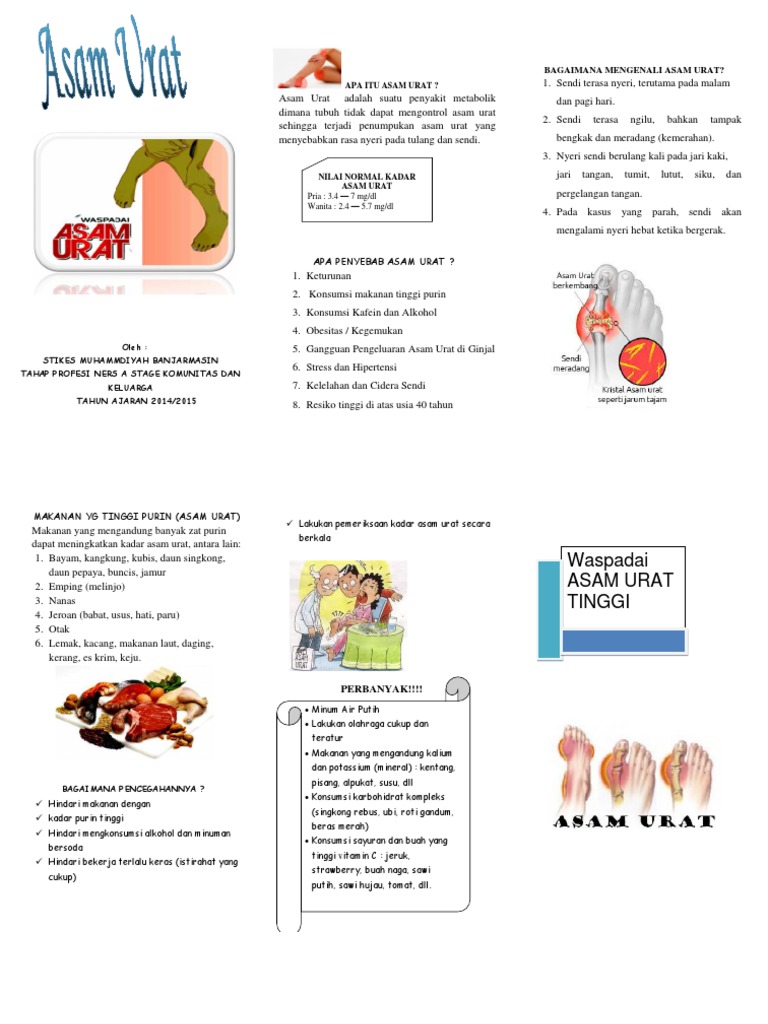 Apa Yang Menyebabkan Asam Urat Tinggi Berbagai Sebab