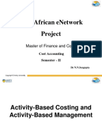 Pan African Enetwork Project: Master of Finance and Control