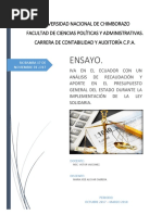 Ensayo 3. Analisis de Iva