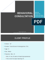 CG Behavioral Consultation