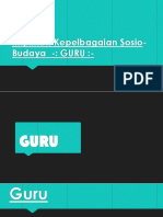 Implikasi Sosiobudaya Kepada Guru Di Dalam Bilik Darjah