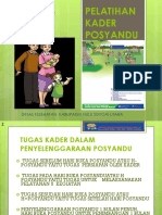 Pelatihan Kader Posyandu 2017