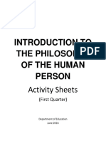 Intro to Pohilo of the Human Person Topic Guide
